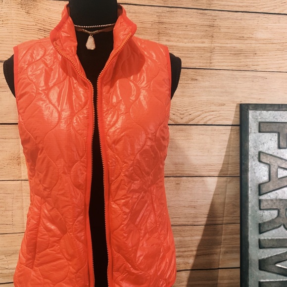 J. Crew Jackets & Blazers - J Crew Orange Vest